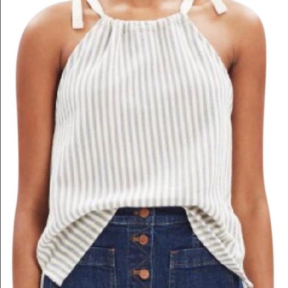 Madewell Striped Tie Tank
